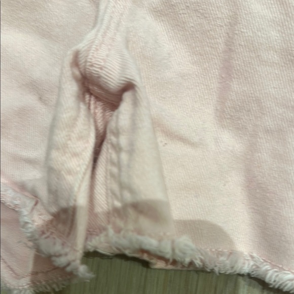 GAP Pink High-Waisted Denim Shorts - Picture 6 of 6